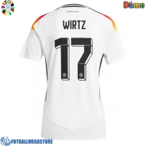 Fotballdrakt Dame Tyskland Florian Wirtz #17 Hjemmedrakt EM 2024 Kortermet